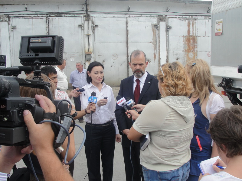 Transfer of a special machinery from the USA embassy to the Nuclear Energy Institute of National Nuclear Center of the RK, 2012